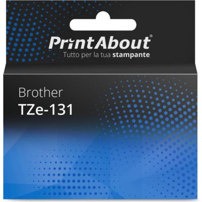 Prodotto compatibile Brother TZe-131 - Multipack (12 mm) confezione da 5 pezzi