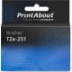 Prodotto compatibile Brother TZe-251 - Multipack (24 mm) confezione da 5 pezzi
