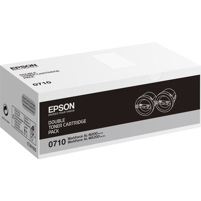 Toner Epson S050710 - 2x Nero Multipack