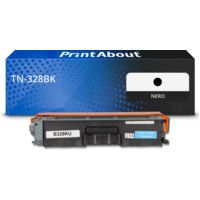Toner compatibile Brother TN-328BK - Nero Capacità extra-elevata