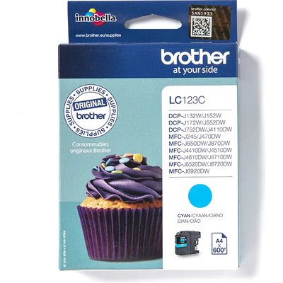Cartuccia stampante Brother LC-123C - Ciano