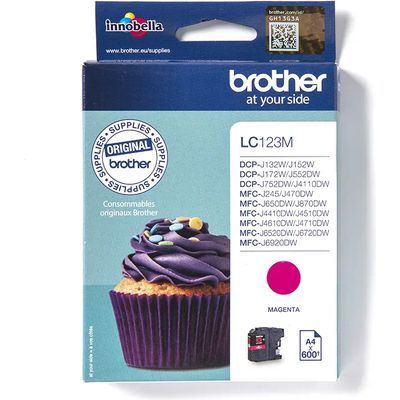 Cartuccia stampante Brother LC-123M - Magenta