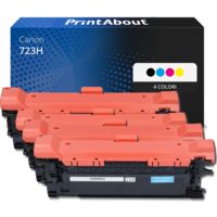 Toner compatibile Canon 723H  - 4 colori Alta capacità Multipack