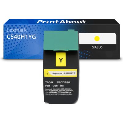 Toner compatibile Lexmark C540H1YG - Giallo Alta capacità