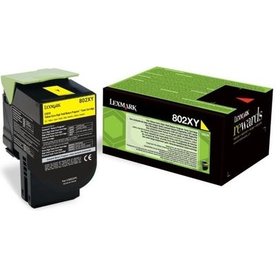 Toner Lexmark 80C2XY0 (802XY) - Giallo Capacità extra-elevata