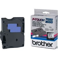 Nastro Brother TX-141 - Nero su trasparente (18 mm)