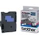 Nastro Brother TX-141 - Nero su trasparente (18 mm)