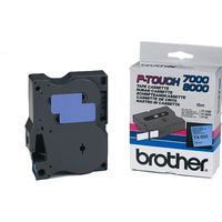 Nastro Brother TX-551 - Nero su blu (24 mm x 24 mm)