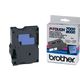 Nastro Brother TX-551 - Nero su blu (24 mm x 24 mm)