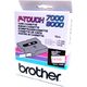 Nastro Brother TX-132 - Rosso su trasparente (12 mm)