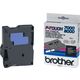 Nastro Brother TX-315 - Bianco su nero (6 mm)