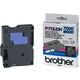 Nastro Brother TX-335 - Nero su bianco (12 mm)