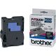 Nastro Brother TX-345 - Nero su bianco (18 mm)