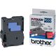 Nastro Brother TX-451 - Nero su rosso (24 mm x 24 mm)
