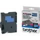 Nastro Brother TX-531 - Nero su blu (12 mm)