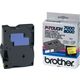 Nastro Brother TX-641 - Nero su giallo (18 mm)