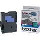 Nastro Brother TX-751 - Nero su verde (24 mm x 24 mm)