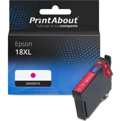 Cartuccia compatibile Epson 18XL (C13T18134012) - Magenta Alta capacità