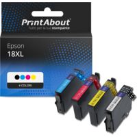 Cartuccia compatibile Epson 18XL (T1816) - 4 colori ad alta capacità Multipack