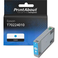 Cartuccia compatibile Epson T70224010 - Ciano