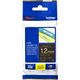 Nastro Brother TZe-334 - Oro su nero (12 mm)