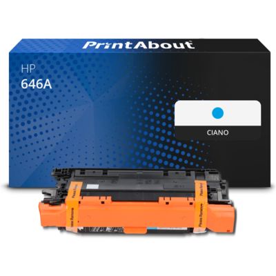 Toner compatibile HP 646A (CF031A) - Ciano