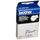 Nastro Brother TC-201 - Nero su bianco (12 mm)
