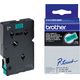 Nastro Brother TC-701 - Nero su verde (12 mm)