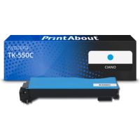 Toner compatibile Kyocera TK-550C - Ciano