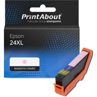 Cartuccia compatibile Epson 24XL (C13T24364012) - Magenta chiaro Alta capacità