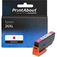 Cartuccia compatibile Epson 26XL (C13T26334012) - Magenta Alta capacità