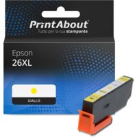 Cartuccia compatibile Epson 26XL (C13T26344012) - Giallo Alta capacità
