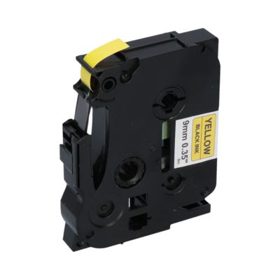 Nastro compatibile Brother TZe-621 - Nero su giallo (9 mm)