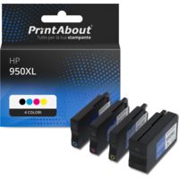 Cartuccia compatibile HP 950/951XL (C2P43AE) - 4 colori Alta Capacità Multipack