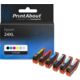 Cartuccia compatibile Epson 24XL (T2438) - 6 colori Alta Capacità Multipack