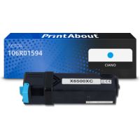 Toner compatibile Xerox 106R01594 - Ciano