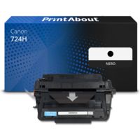 Toner compatibile Canon 724H - Nero Alta capacità