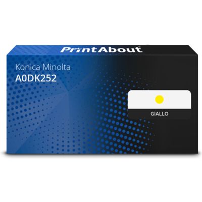 Toner compatibile Konica Minolta A0DK252 - Giallo