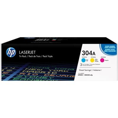 Toner HP 304A (CF372AM) - 3 colori Multipack