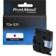 Nastro compatibile Brother TZe-531 - Nero su blu (12 mm)