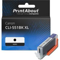 Cartuccia compatibile Canon CLI-551BK XL - Nero Alta capacità