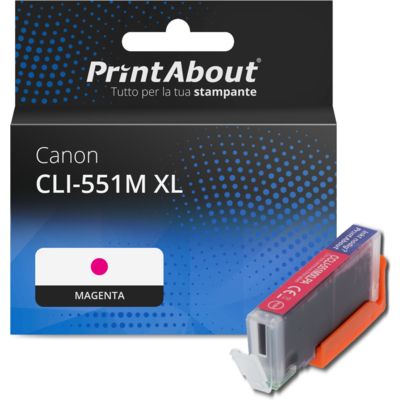 Cartuccia compatibile Canon CLI-551M XL - Magenta Alta capacità
