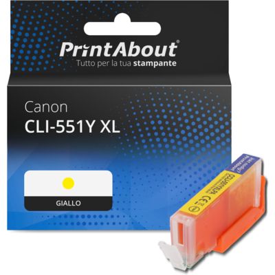 Cartuccia compatibile Canon CLI-551Y XL - Giallo Alta capacità