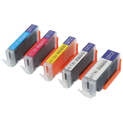 Cartuccia compatibile Canon PGI-550PGBK / CLI-551BK XL - 5 colori Alta capacità Multipack