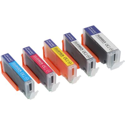 Cartuccia compatibile Canon PGI-550PGBK / CLI-551BK XL - 5 colori Alta capacità Multipack