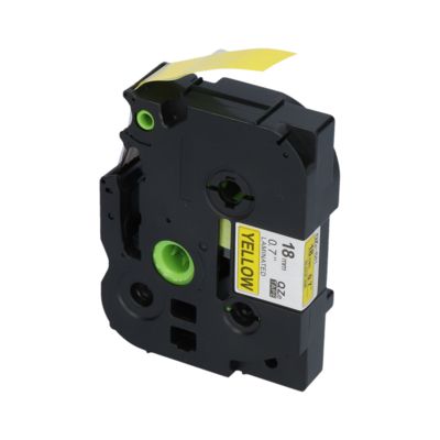 Nastro compatibile Brother TZe-641 - Nero su giallo (18 mm)