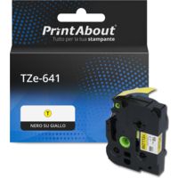 Nastro compatibile Brother TZe-641 - Nero su giallo (18 mm)