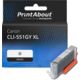 Cartuccia compatibile Canon CLI-551GY XL - Grigio Alta capacità