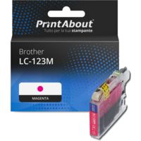 Cartuccia compatibile Brother LC-123M - Magenta