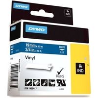 Nastro Dymo 1805417 - Bianco su blu (19 mm)